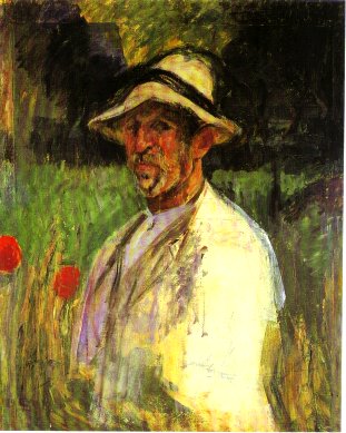 Fritz Syberg, Selbstportrait von 1916. Faaborg Museum